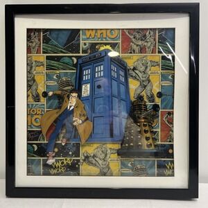 BBC Doctor Who David Tennant Lighted Flash Tardis Rabbit Tanaka 2009 Works Rare!